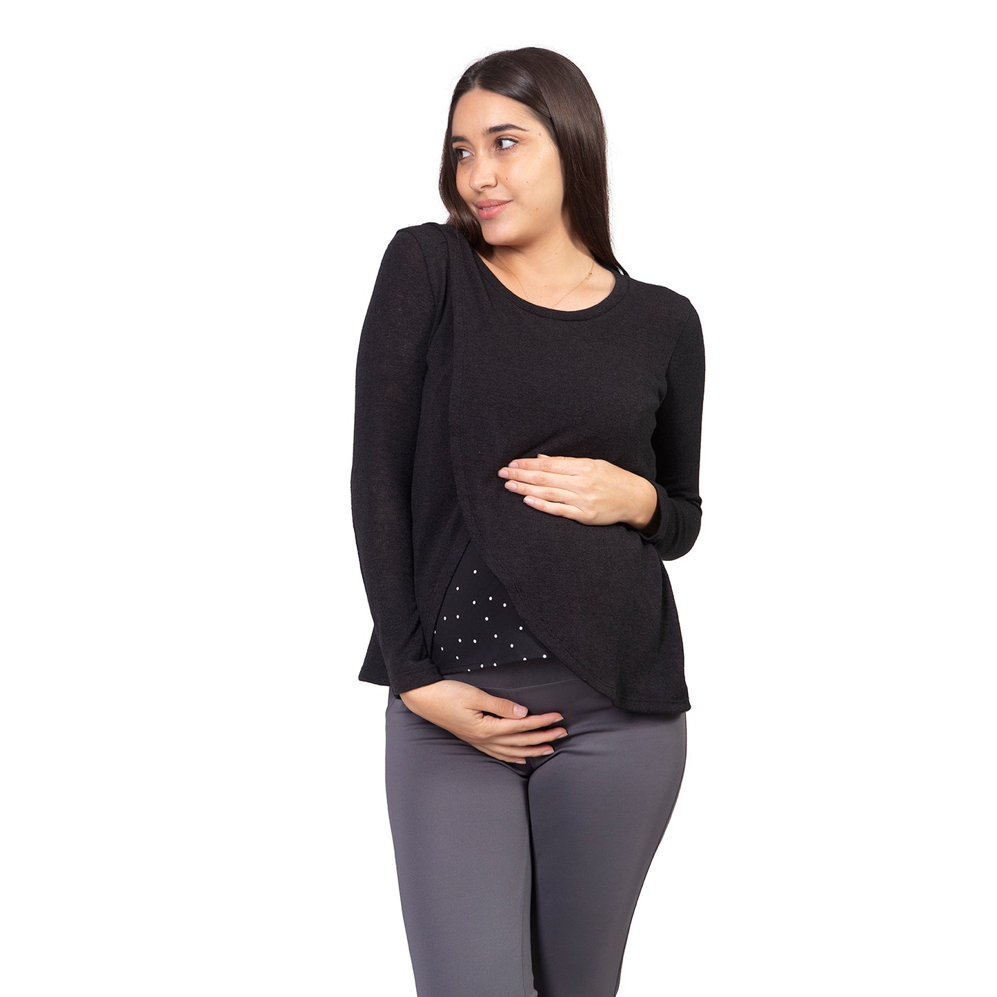 POLO FIORE NEGRO