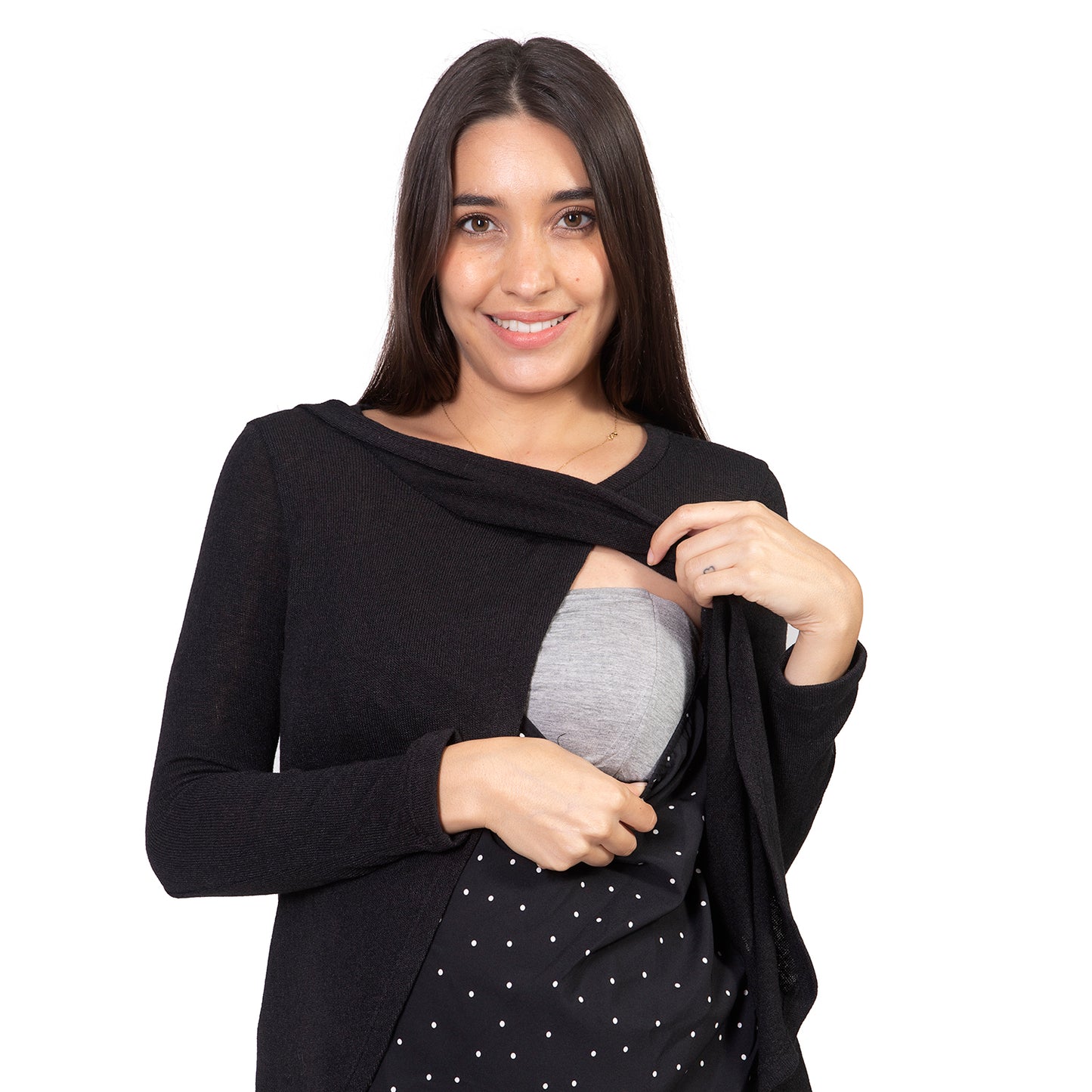 POLO FIORE NEGRO
