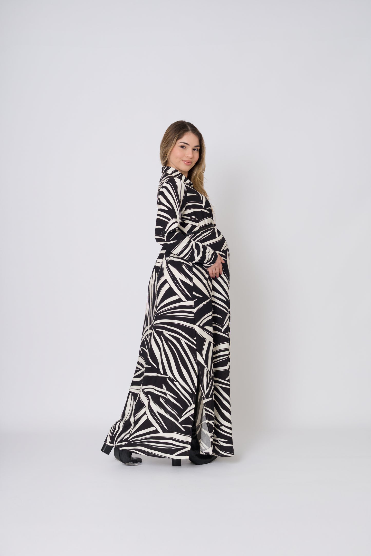 VESTIDO ANGELINA MAXI MANGA LARGA O 3/4