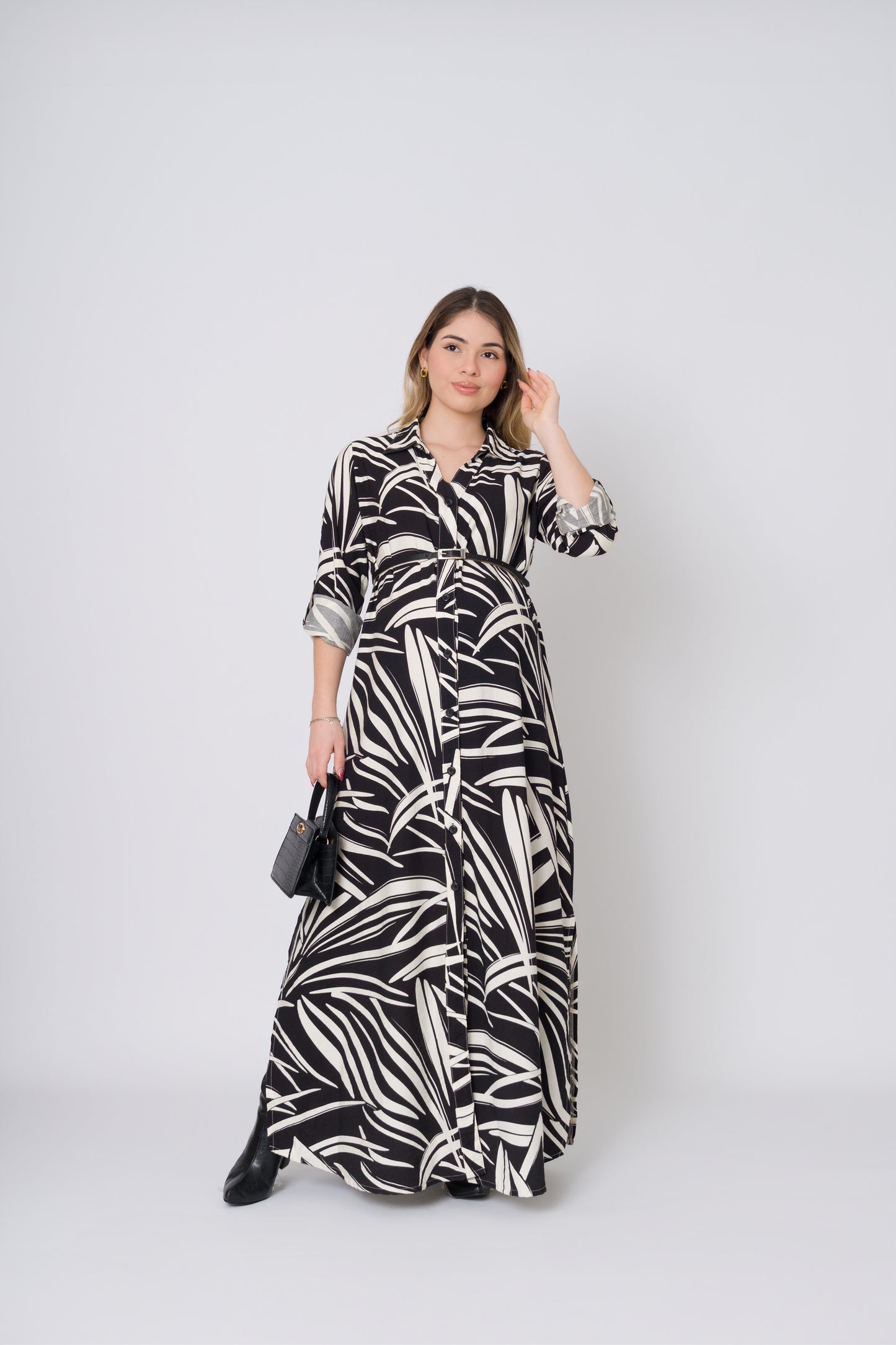 VESTIDO ANGELINA MAXI MANGA LARGA O 3/4